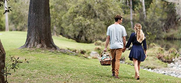 Picnic by the river at Canungra Valley Vineyard Brisbane-Picnic-Proposal-Package